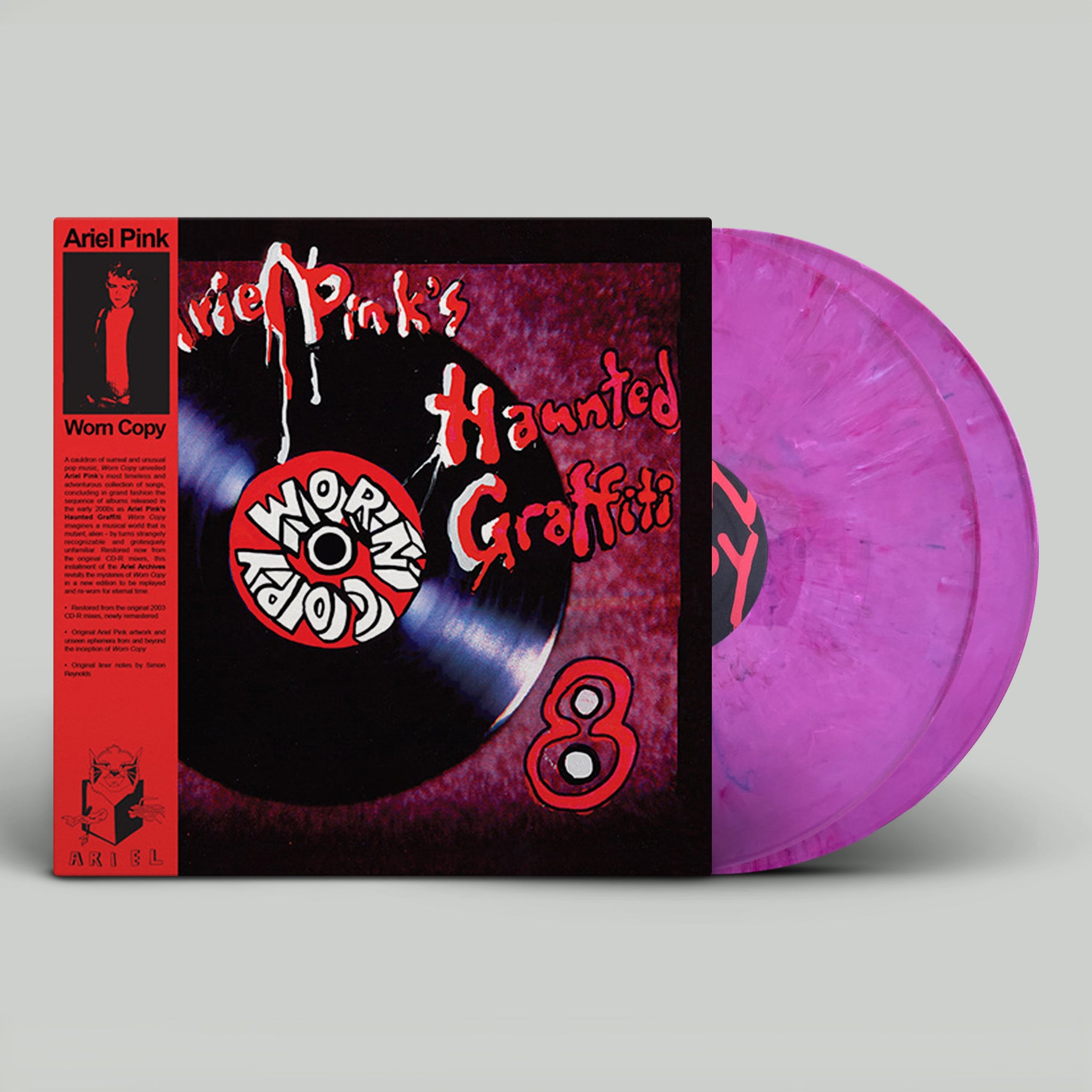 Ariel Pink's Haunted Graffiti - Worn Copy (Pink Vinyl 2xLP)