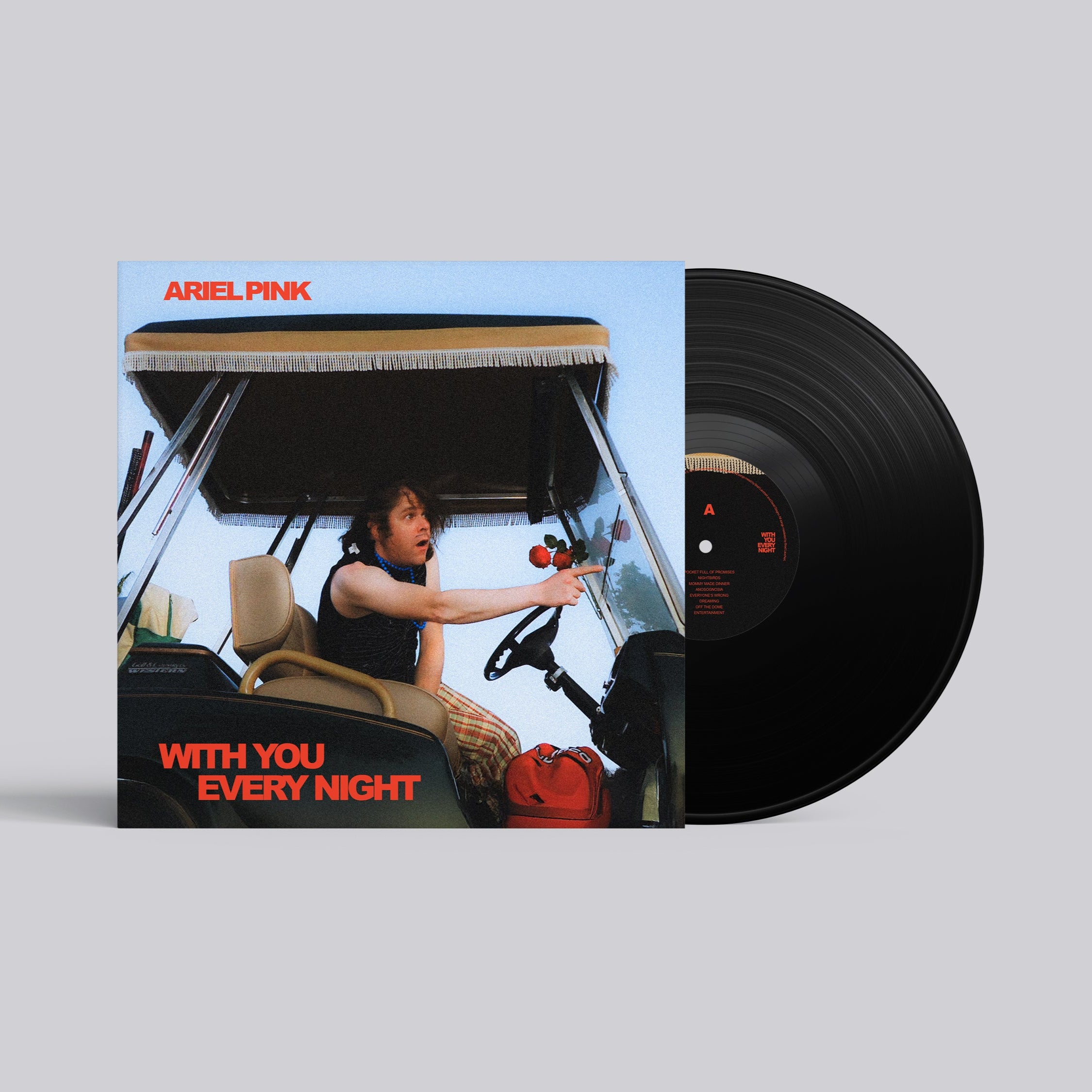 PRE-ORDER – Ariel Pink's With You Every Night (Vinyl-Haunted-Golf-Cart-Edition)
